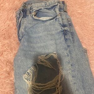 Aeropostale Women's Denim Blue Low Rise Jeans